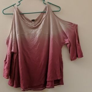Free people cold shoulder top